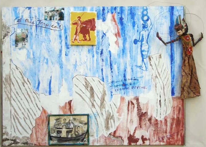 COSMIC PSYCHE, mixed media assemblage